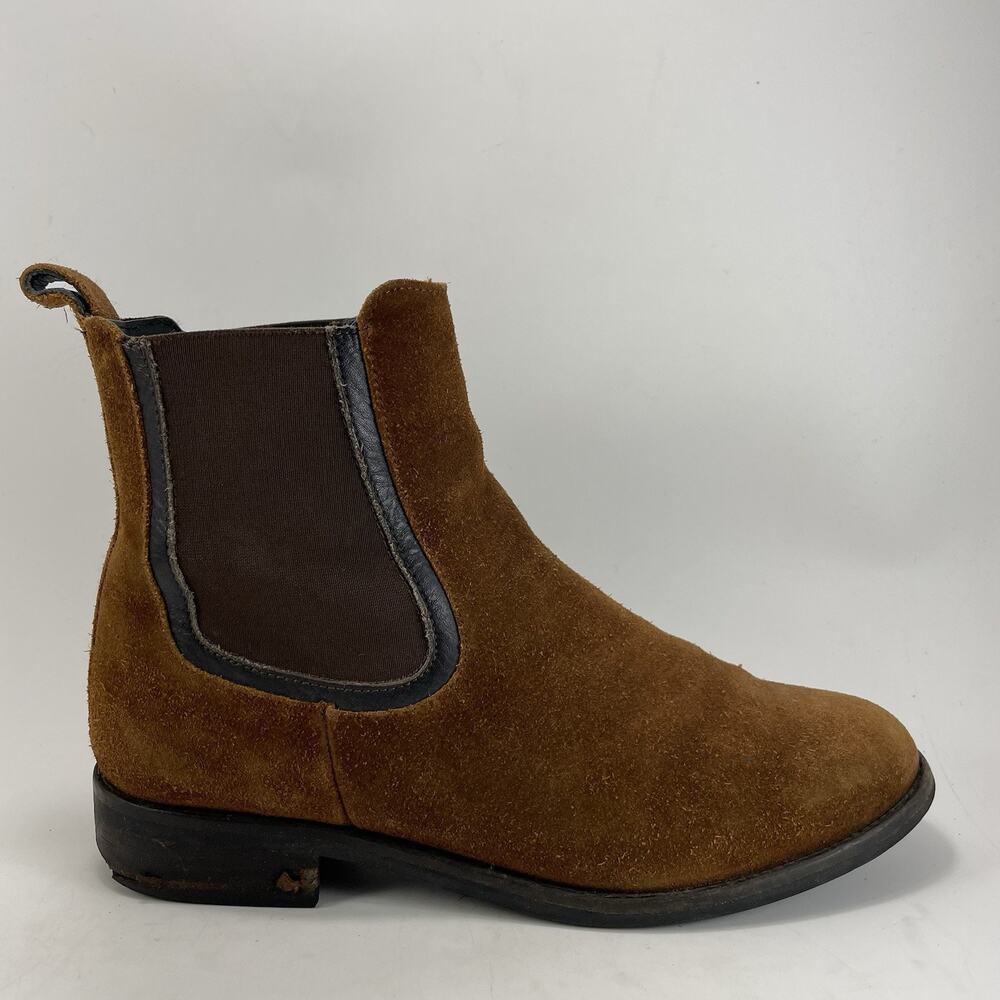 Thursday Boot Co Duchess Womens Shoes Size 7.5 Brown Suede Chelsea Ankle Boots